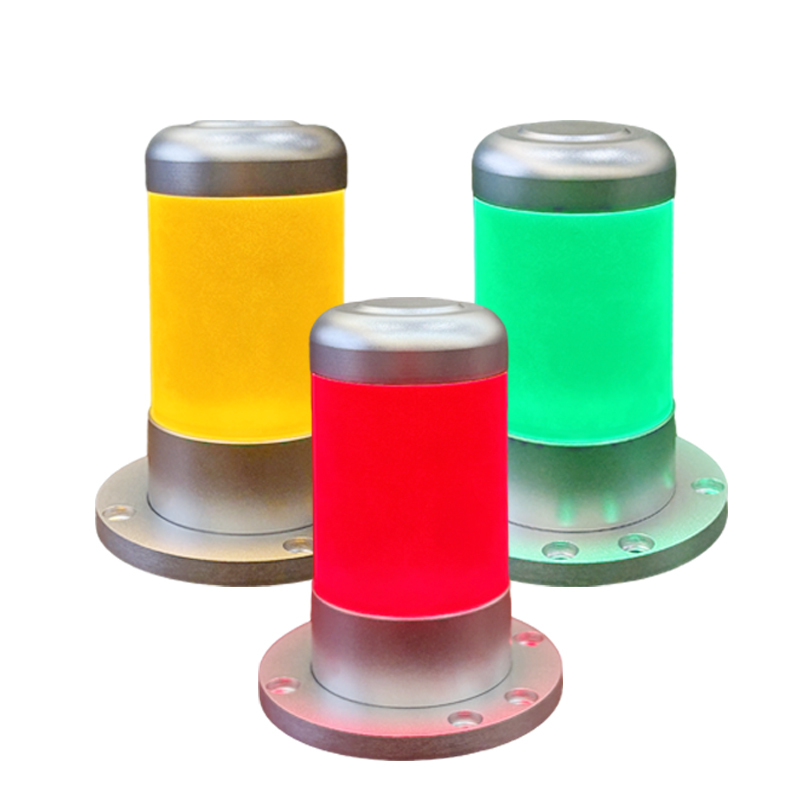 ONN M4S-H Status Alarm LED Indicator DC 12V 24V IP40 RYG Aluminum Top And Base Signal Tower Light For Milling Machine