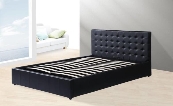 Tufted Headboard Solid Wood Double Bed Modern Style Designs Sofa Cum Full Line Shape