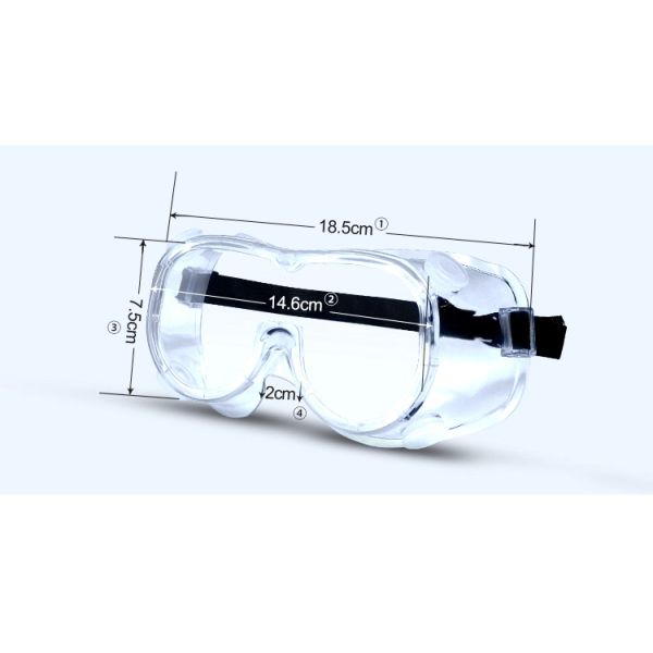 China Wholesale Clear Safety Surgical Medical Protective Glasses Goggles for Hospital