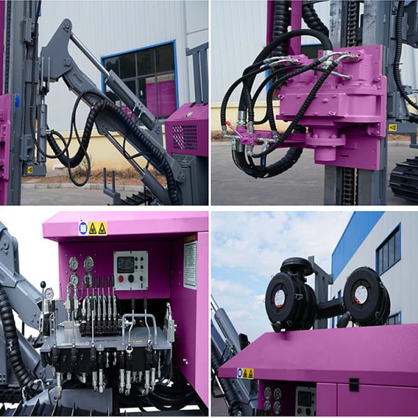 Surface Drilling Rig Crawler Borehole Drilling Rig Lifting Force 27KN Anchor Drilling Machine