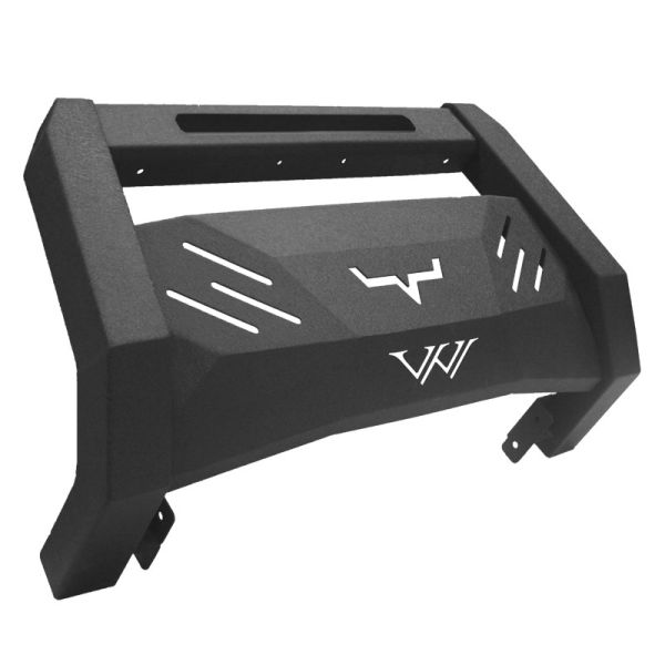 Black Toyota Hilux 2021 Truck Bull Bar Powder Coat Polished