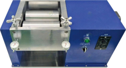 Dry processe electrode Research 2 Servo motor Battery Electrode Calendering Roll Press Machine