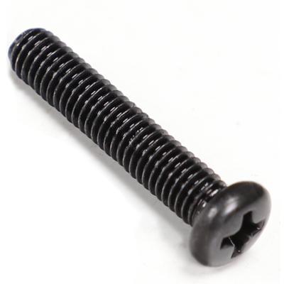 PM coated black screw with cross groove round head electronic small screw and micro pan head screw M1/M2/M3/M4/M5