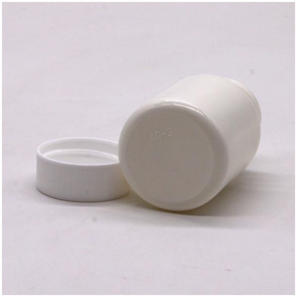 Pill Capsule Tablet 40CC Bottle with Screw Cap HDPE Material Custom Label Printing