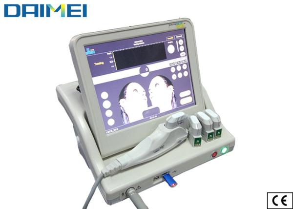 Non Invasive HIFU Beauty Machine 5 10000 Shots Cartridges For Salon / Clinic Spa