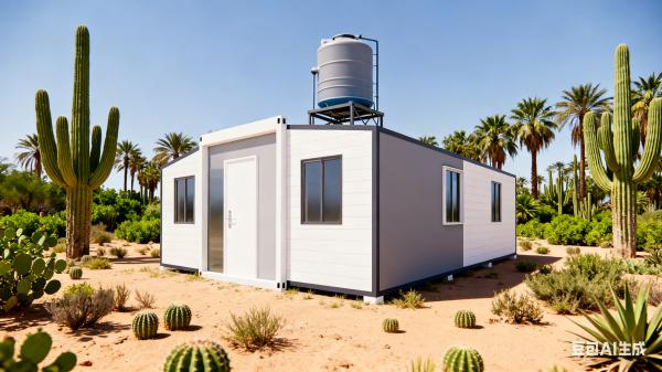 30 Feet Model Prefab Folding House with 3.75 Tons Total Net Weight and 75mm EPS Wallboard Thickness