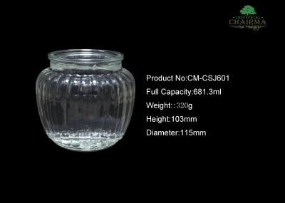 660ml  glass storage jar