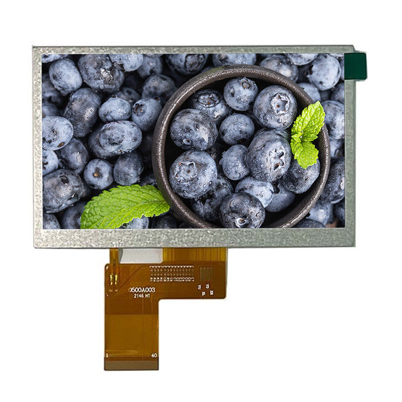 Дюйм Tft Lcd RGB IPS 5 показывает яркий модуль 40PIN Tft Lcd 5 дюймов 350