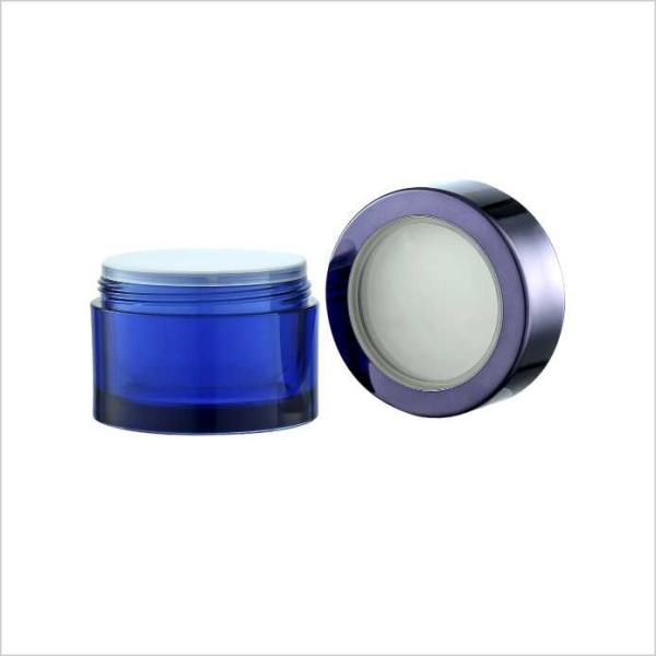 parede do dobro 50g em volta do frasco cosmético COMO frascos cosméticos amigáveis do eco vazio de creme do frasco