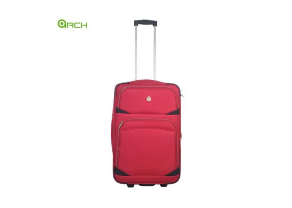 600D Polyester Trolley Case Luggage Bag Sets with Two Big Front Pockets
