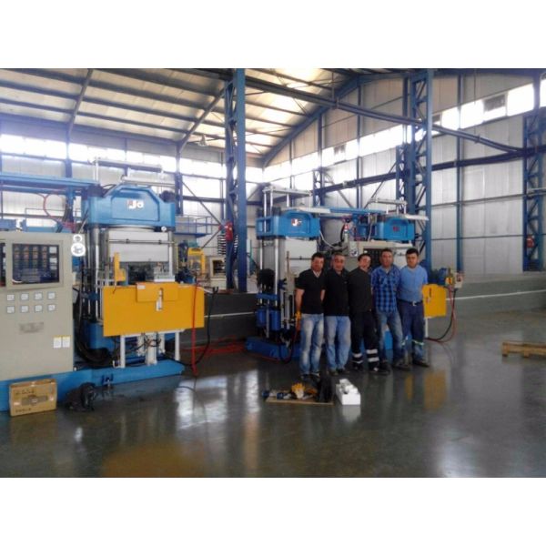 Double seat vacuum compression moulding machine automatic for making o rubber rings and seal