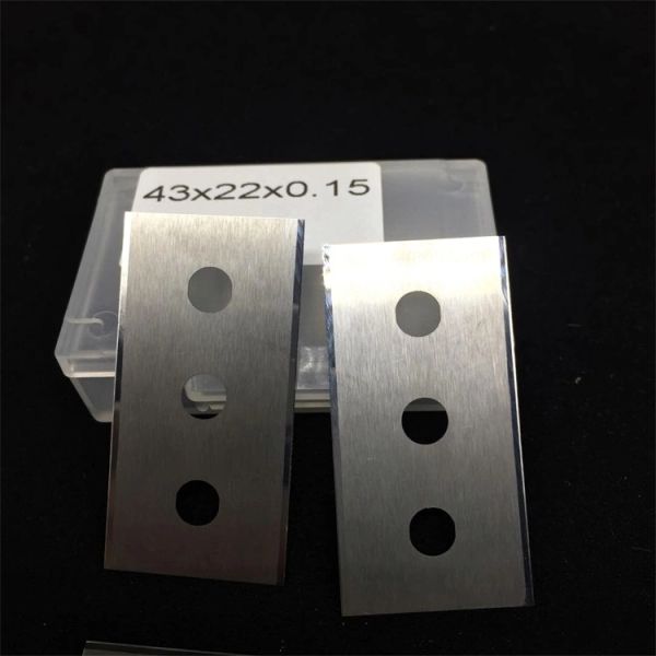 43mm Length 0.15mm PP PE PET BOPP Film Cutting Blade