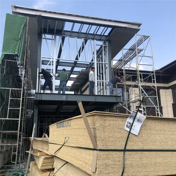 Modern 200m2 6 Rooms 2mm OSB Board Light Steel Prefab House