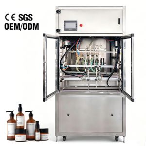 PLC 316L Automatic Liquid Filling Machine Olive Oil Bottling Equipment