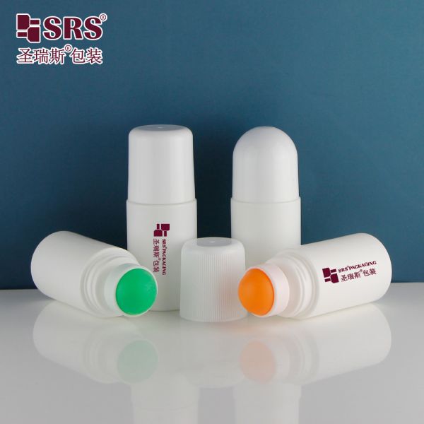 RPPC-60ml Blowing Injection Roller Ball Bottle For Pharmaceutical Applying Gel