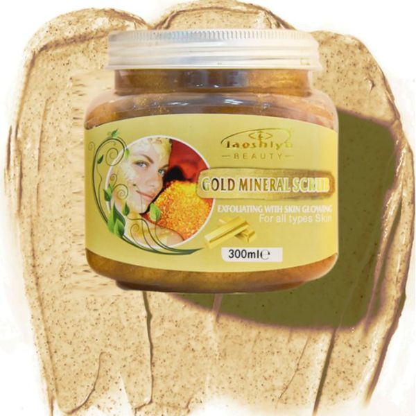 Customized Deep Cleansing Moisturizing Gold Mineral Scrub With Natural Botanical Extracts