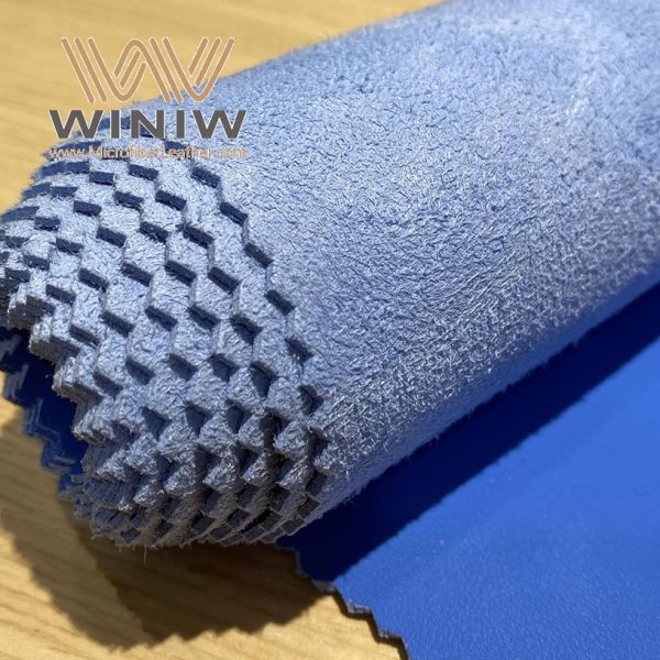 Microfiber Shoes Synthetic Leather Eco Friendly Fake Leather Material Embossed