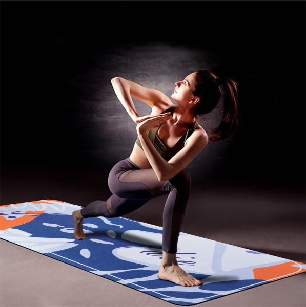 Antislip Large Super Grip Yoga Mat / Home Gym Use Travel Exercise Mat