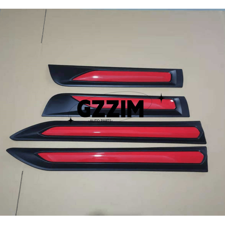 Plastico Refit Puerta Paso Proteger Trim Moldeado Tapa Trim Para Hilux Revo Vigo