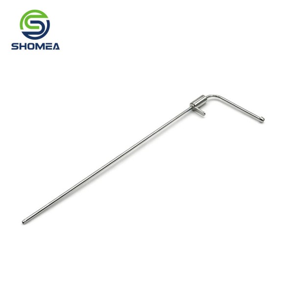 Customized L‑Shape Bent Tip IVD Sampling Needle with Locating Tab for Medical Equipment