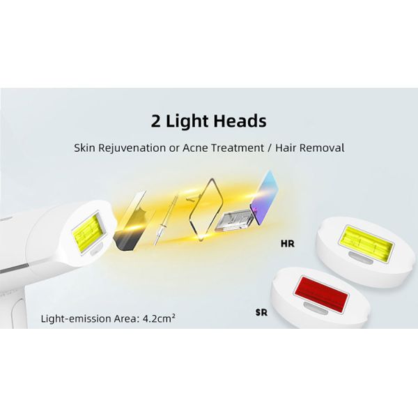 18cm Long 300000 Flashes 470nm Laser Hair Removal Handset