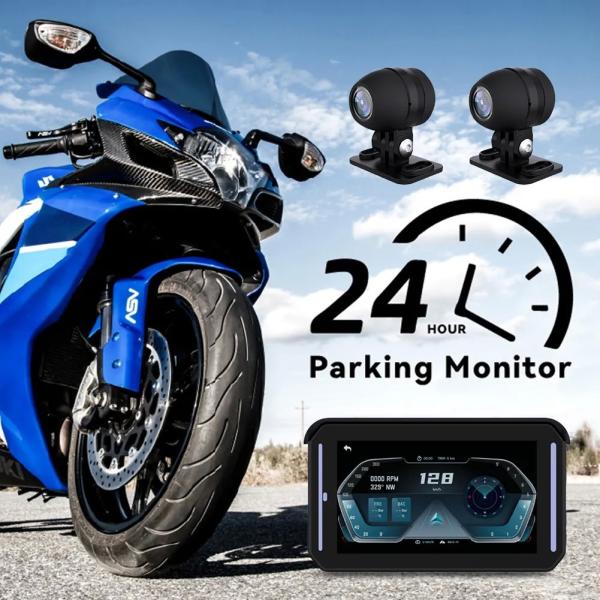 Motorcycle Waterproof GPS Navigation with 5 Inch Display and Wireless Android Auto