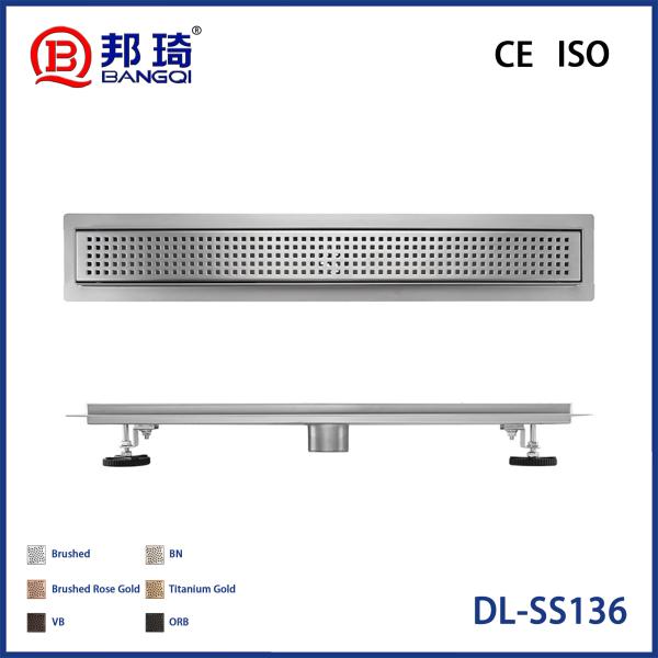 DL-SS136 Drainage de plancher en acier inoxydable européen