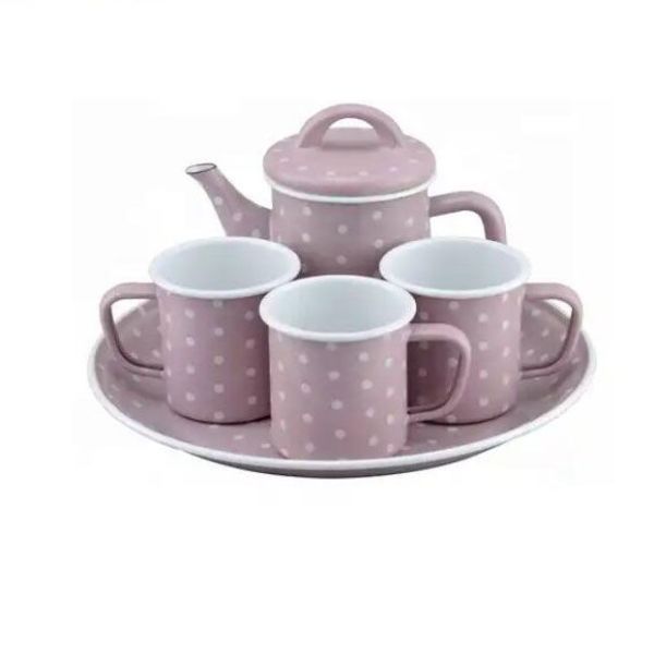 Customized Color Enamel Kettle Classic Saudi Type Enamel Coating Double Coating Teapot