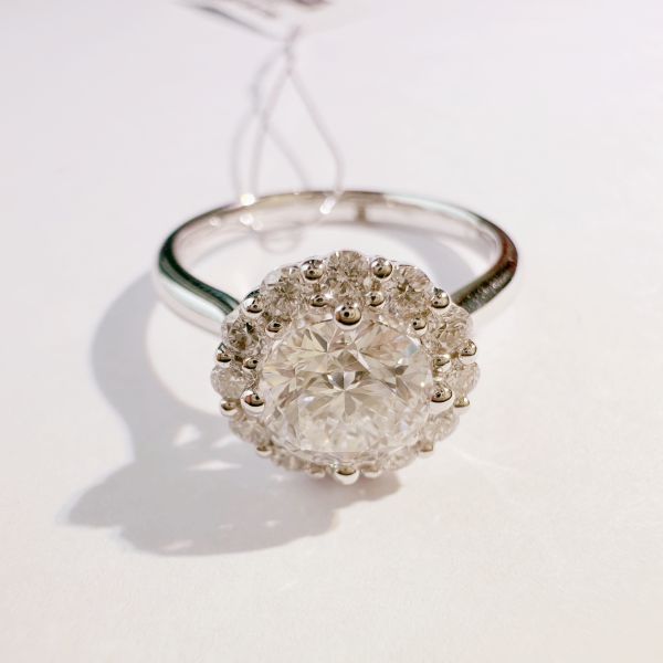 Fortune 18K Gold Customized Fine Jewelry IGI GIA Lab Grown Diamond Engagement