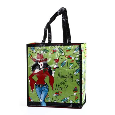 Body Material And Nylon Handle Foldable Reusable Shopping Bags Customizable