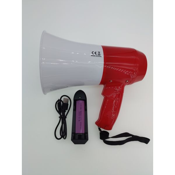 Маленький мегафонный динамик, перезаряжаемый, портативный, беспроводной