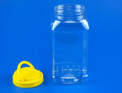 Food Storage Empty Plastic Cans Cylinder Shape 108 * 97 * 216MM Outside