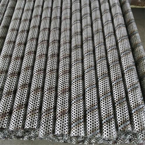 304 SS Corrugated Melt Stainless Steel Filter Element Welded Perforated Center Tube