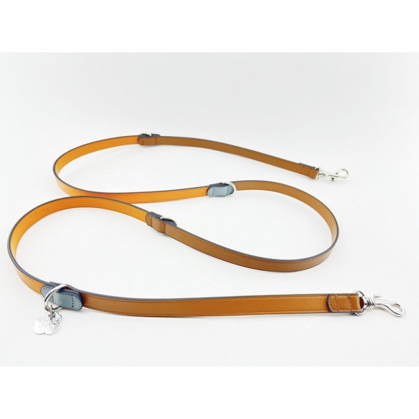 All Ages Cute Pet Supplies Durable Genuine Leather Dog Leashes Fashion Modern Luxury Accessories for Stylish Pets and Owners