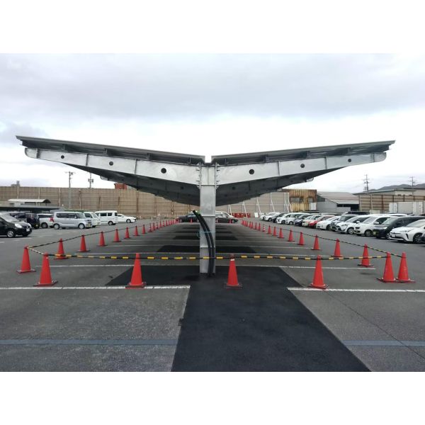 Modular Solar Powered Carport COM Y Frame Carport Corrosion Resistant With Dual Purpose