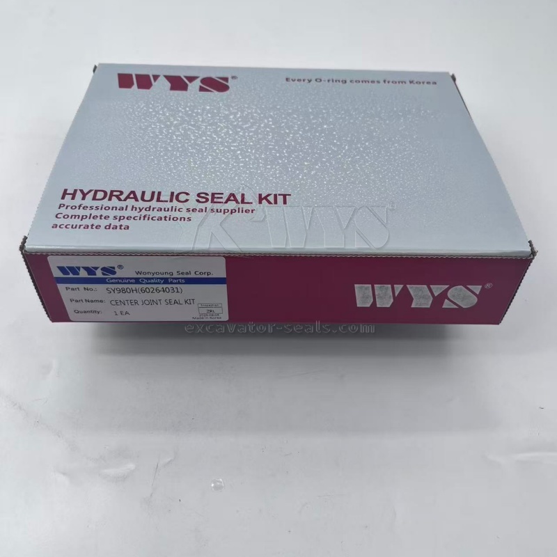 Hydraulic Center Joint Seal Kit 60264031 SY980H  for Excavator SY135C, SY155U, SY215C