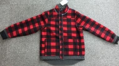Washable Mens Work Jacket With Large Chest Pockets 2x2 Polyester Rib Inner Cuff