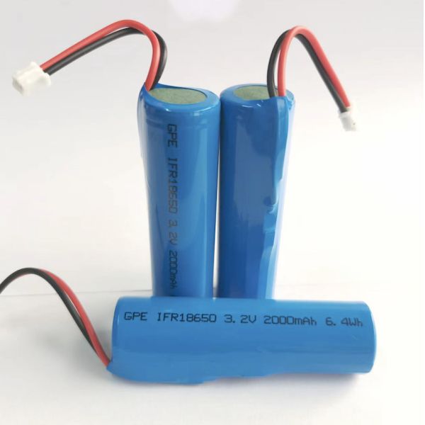 3.2V 2000mAh LFP 18650 Lithium Iron Phosphate Battery with 2000 Cycle Life and Certified Safety