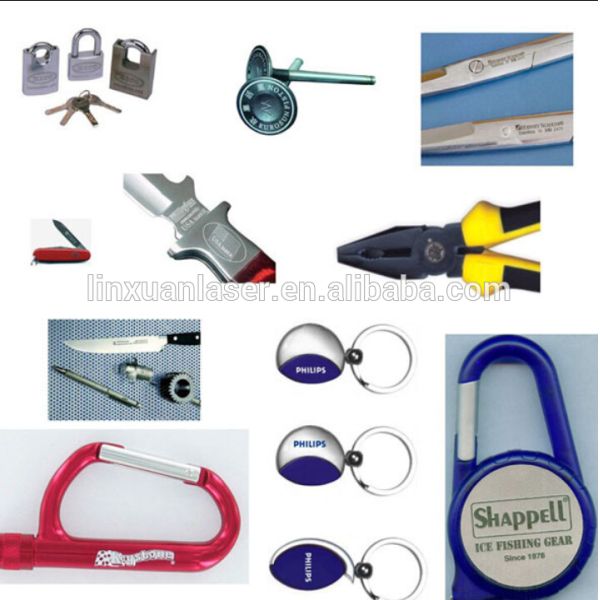 Small Size Metal Laser Etching Machine , Easy Move Jewelry Engraving Machine