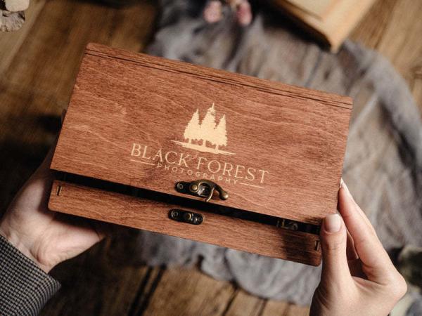 Wooden  Photo Album Box   Wedding Picture Box for Wedding/Photography/Company Promotion Gift