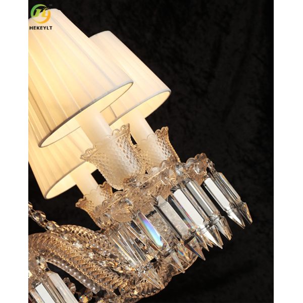 E14 Modern Crystal Candle Chandelier Light For Home Hotel