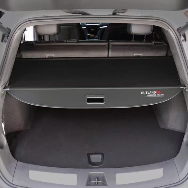 Luxury Rear Trunk Cargo Cover for Mitsubishi Outlander/Eclipse Cross Retractable Luggage Shade Privacy Shield Canvas/Leather OEM