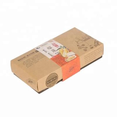 Boîte d'emballage de pâte de viande en papier écologique pour emballage durable