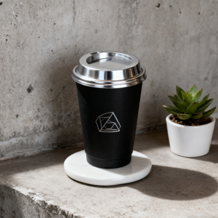 Customized Logo Disposable Double Wall 8oz 12oz 16oz Hot Drink Coffee Paper Cup