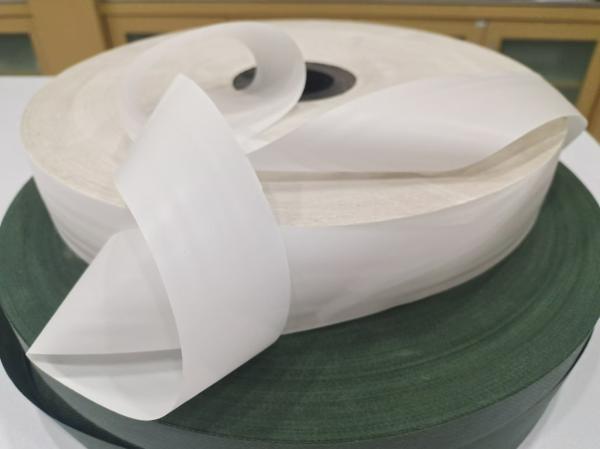 Materiais para cabos de fita adesiva de polipropileno PP e acessórios resistentes ao calor branco