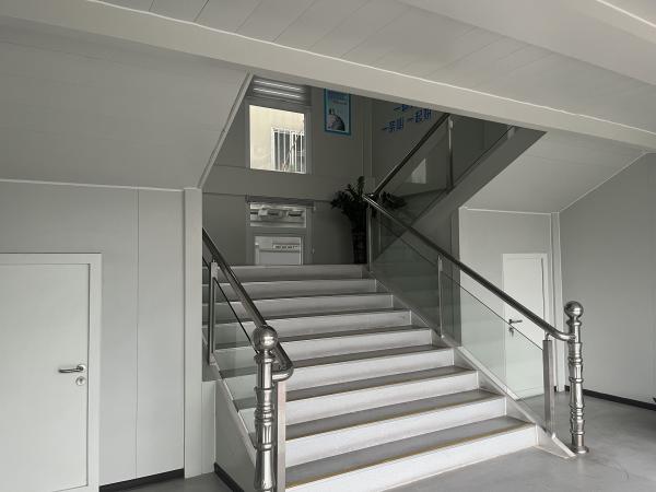 Espaço de caixa Escritório portátil modular personalizado com parede de vidro para o canteiro de obras e área de mineração