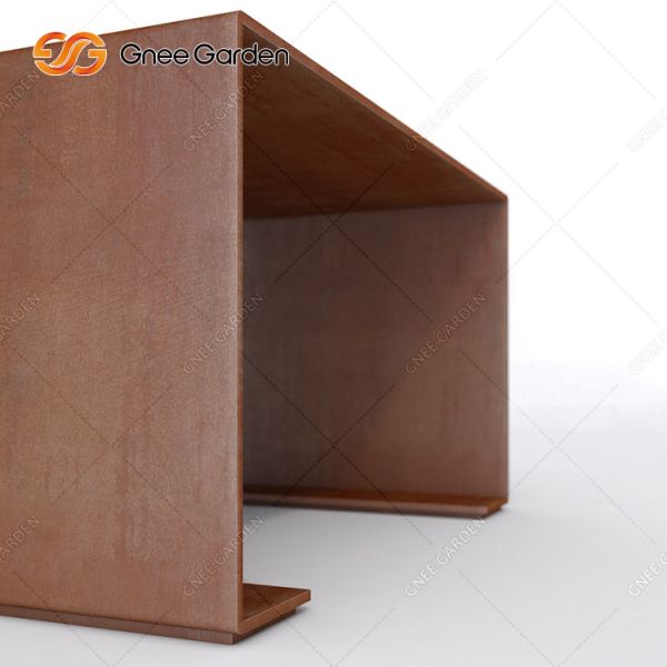 мебели металла толщины 1.5mm сталь Corten Суда на открытом воздухе на открытом воздухе стальная
