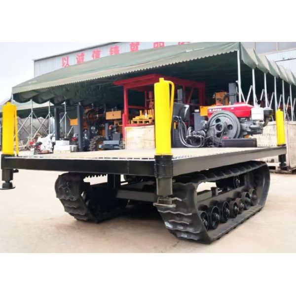 Easy Installation Compact Rubber Track Undercarriage With Low Ground Pressure