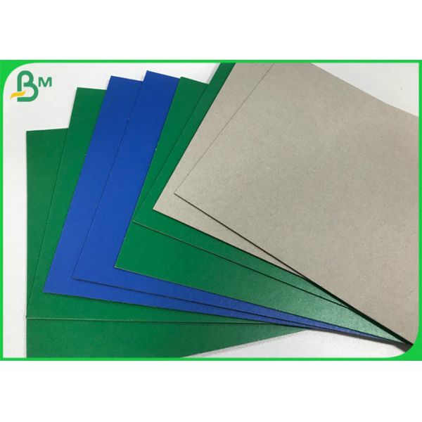 Papel gris de la cartulina de la caja del material 1.5m m de la paja negra 2m m gruesa rígida de la arcilla