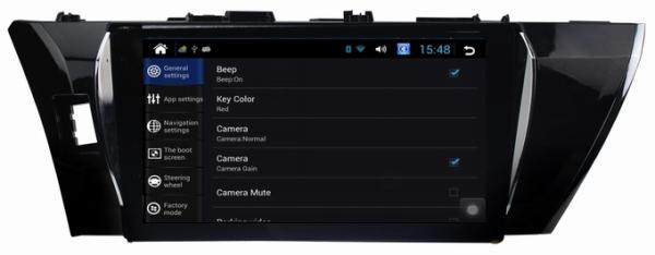 Ouchuangbo android 4.2 Toyota Corolla 2014 car dvd navigation radio stereo support 4 core canbus swc